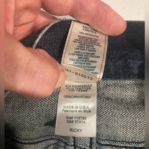 Rare Ricky (Indigo) Rattlesnake True Religion size 31x34 - Picture 9 of 9